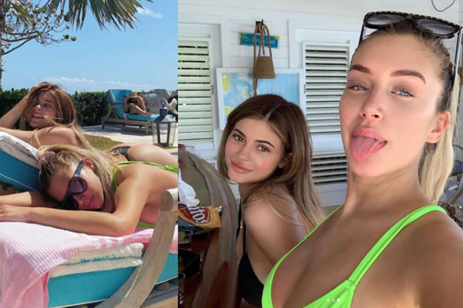 Auf den Bahamas fanden sich gleich zwei kurvige Beauties auf einmal ein.