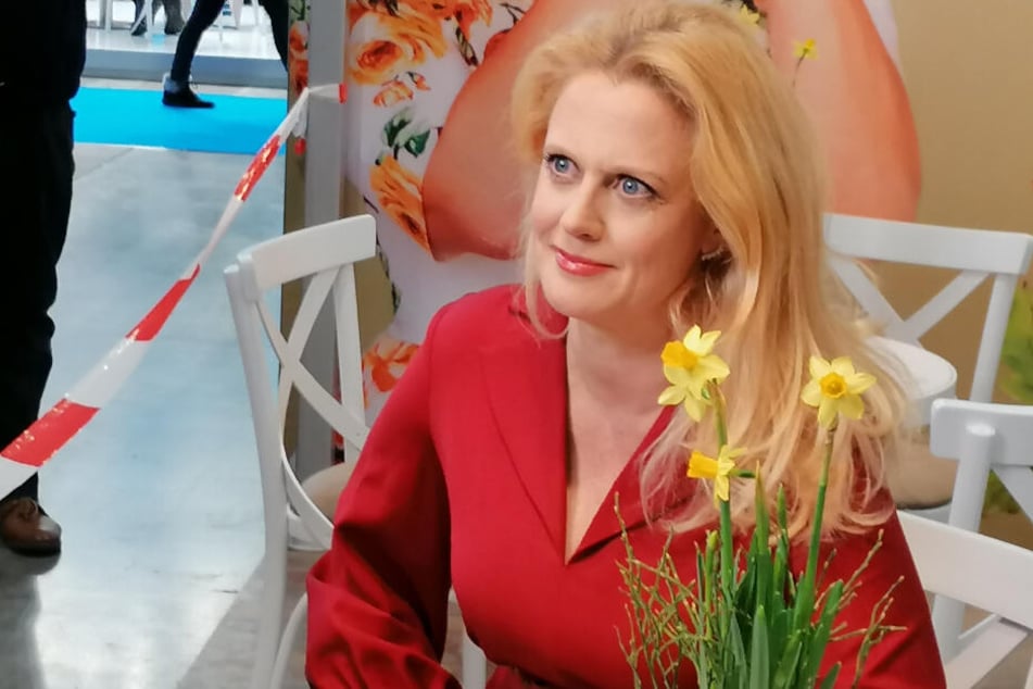 Barbara Schöneberger zog in Halle 10 auf der "Intergastra" das Interesse auf sich.