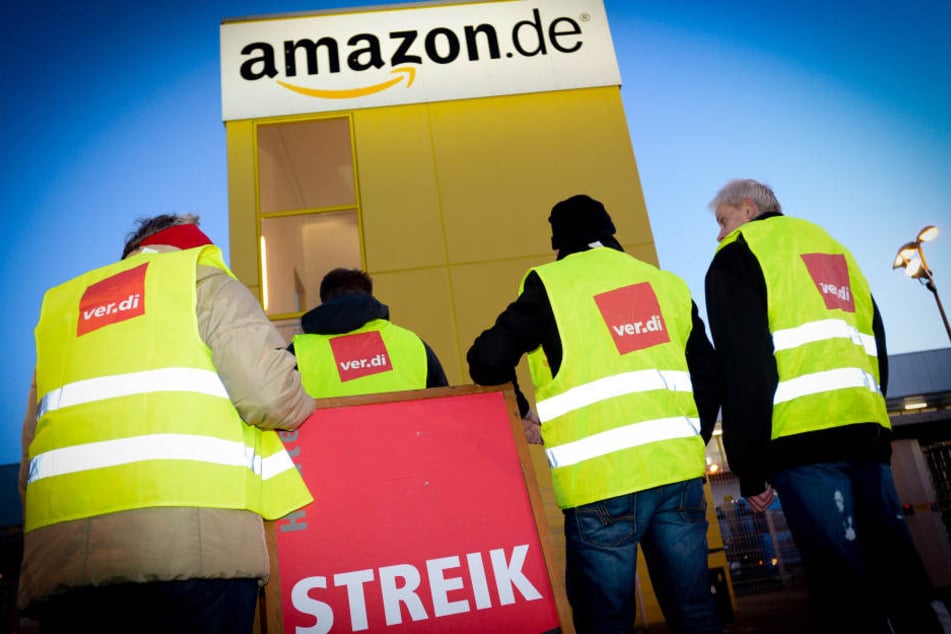 Erneut haben in Leipzig Amazon-Mitarbeiter ihre Arbeit niedergelegt.