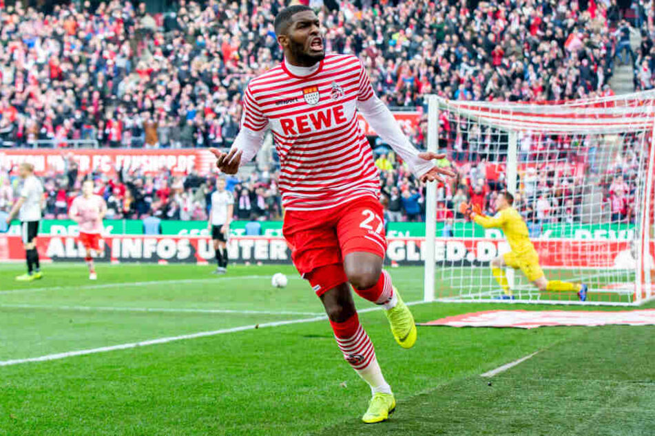 Wieder in Köln: Anthony Modeste (30) war 2017 für etwa 30 Millionen Euro vom 1. FC Köln nach China gewechselt.