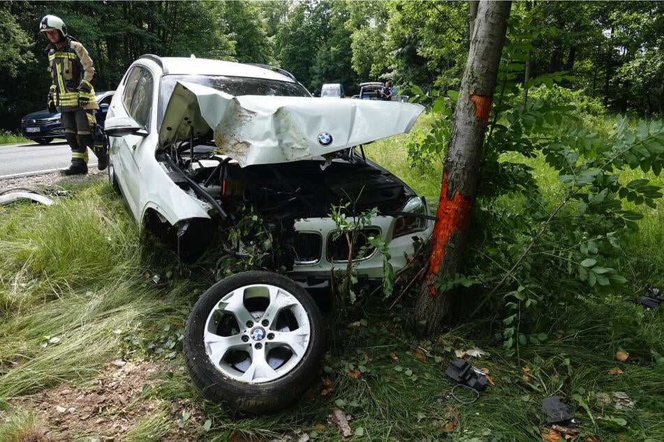 Beide Insassen wurden schwer verletzt.