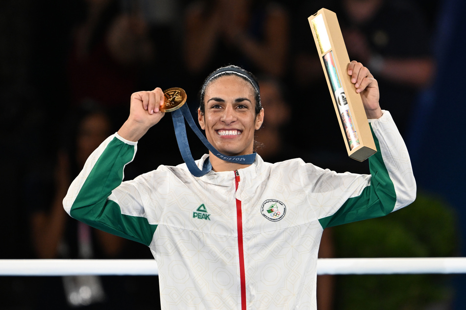 Die algerische Boxerin Imane Khelif (25) holte sich in Paris Gold im Weltergewicht.