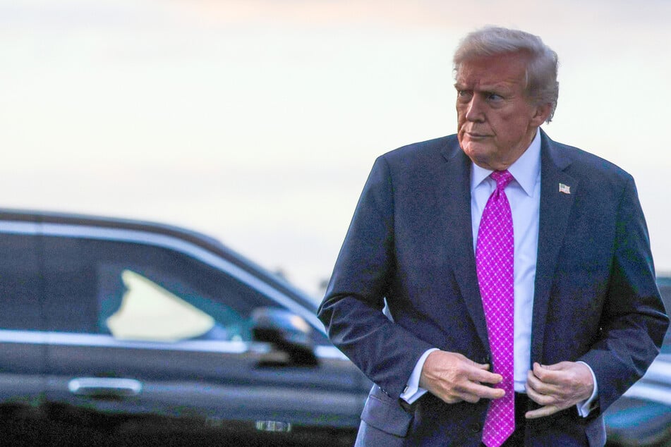The FBI is investigating after a "suspicious" hunting stand was found near an Air Force One landing site in Florida used by President Donald Trump.