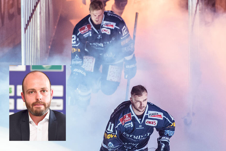 Steven Rupprich (v.) freut sich die gesamte Saison darauf, jetzt in den Play-offs aus dem Käfig gelassen zu werden und die Drecksarbeit zu machen. (kl F.: Maik Walsdorf)