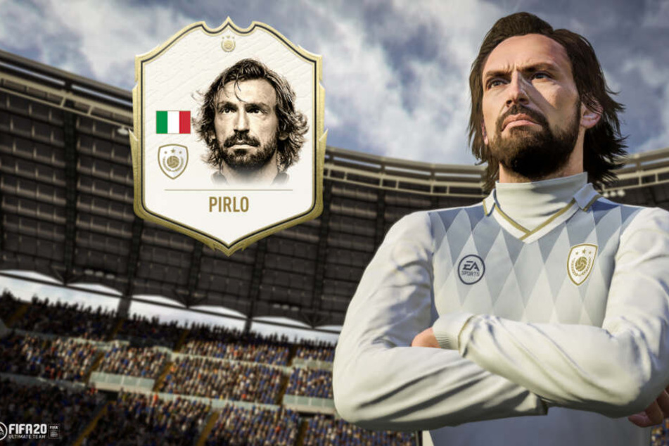 Die italienische Fußball-Legende Andrea Pirlo bekommt in FIFA 20 Ultimate Team eine eigene "Icon"-Karte, die sehr selten und wertvoll sind.