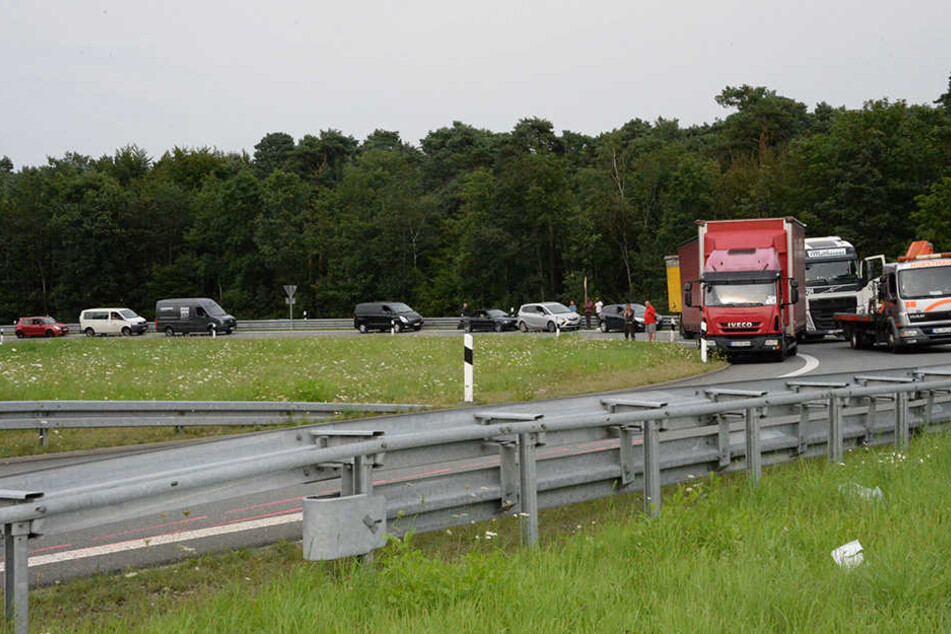 Die Abfahrt musste für eine Stunde gesperrt werden.