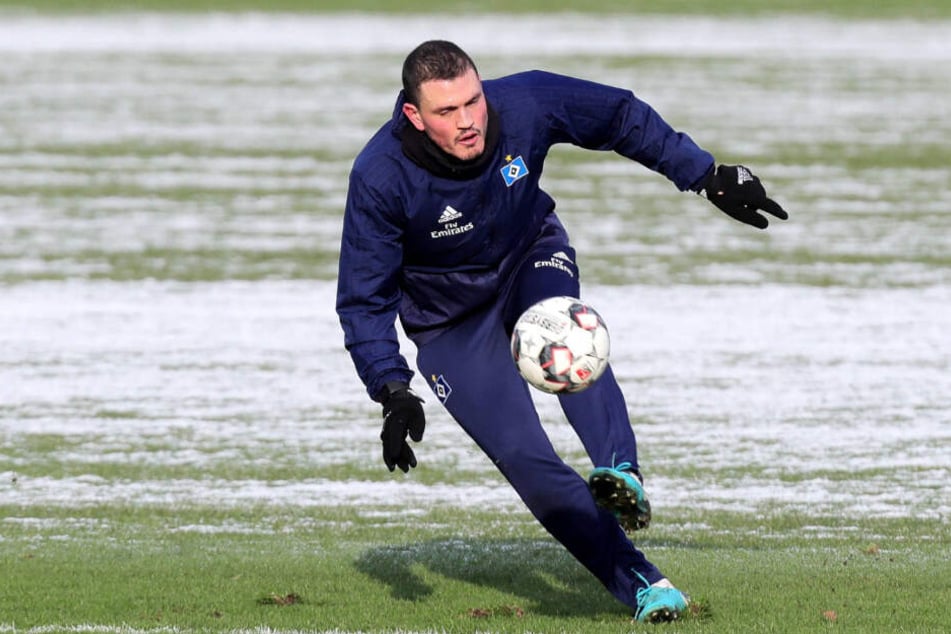 Kyriakos Papadopoulos arbeitet auf dem Trainingsplatz an seiner Rückkehr.