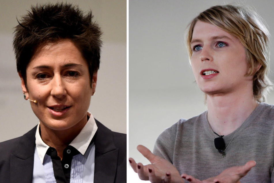 Sie werden auf der re:publica sprechen: Dunja Hayali (l) und Chelsea Manning.