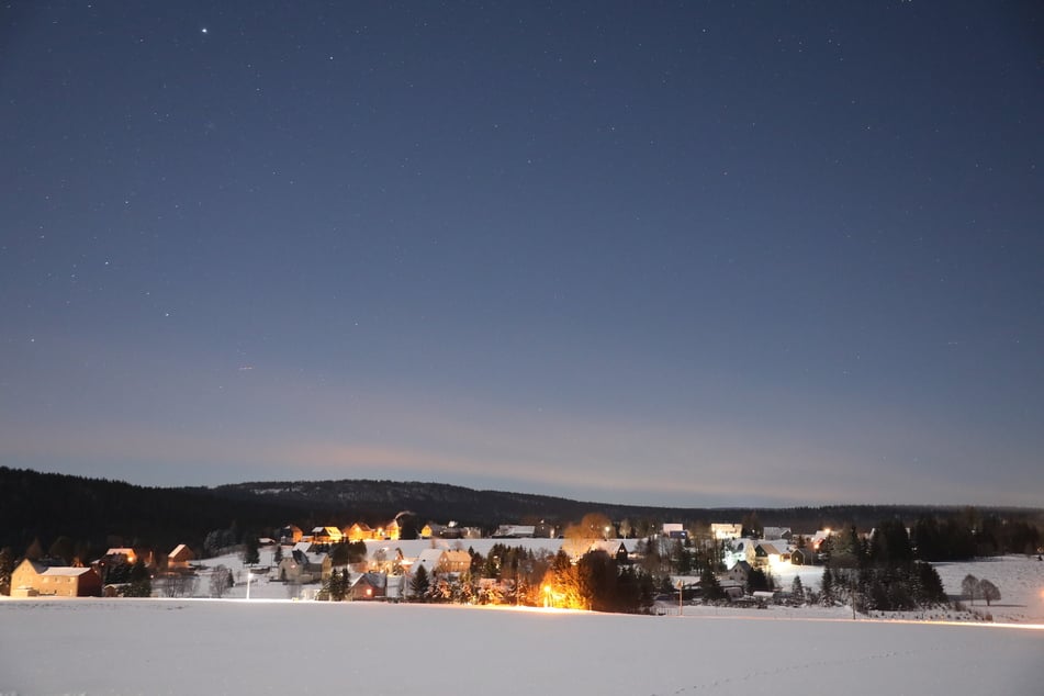 In Marienberg-Kühnhaide zeigten die Thermometer in der Nacht zu Dienstag minus 26 Grad an.