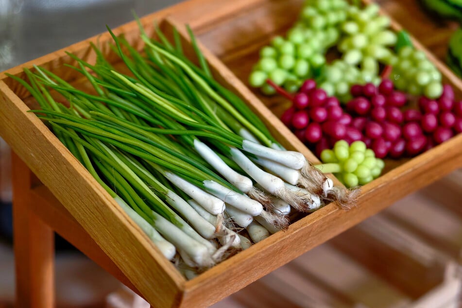 Kleine Häppchen für Vegetarier: In der Frischeabteilung sind Obst und Gemüse zu klitzekleinen Mahlzeiten "eingetrocknet".