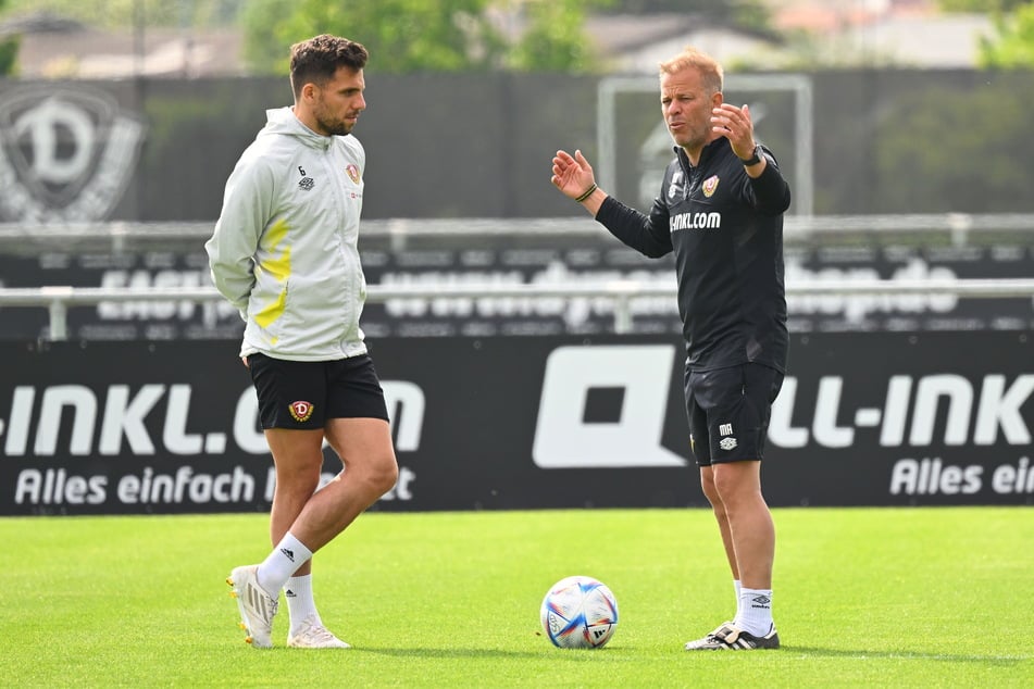 Einen Torjäger wie Ahmet Arslan (29, l.) würde Markus Anfang (r.) mit Kusshand nehmen.