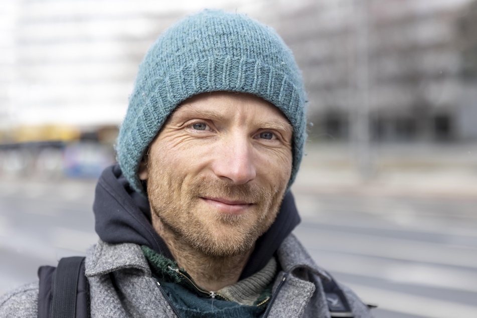 Auch Klimaaktivist Sebastian Wittig (41) ging am Freitag auf die Straße.