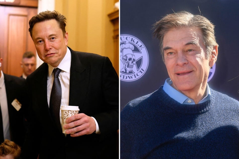 Elon Musk (l.) and Dr. Oz (r.) have both expressed support for Ozempic and weight loss drugs, which stands at odds with Robert F. Kennedy Jr.'s views.