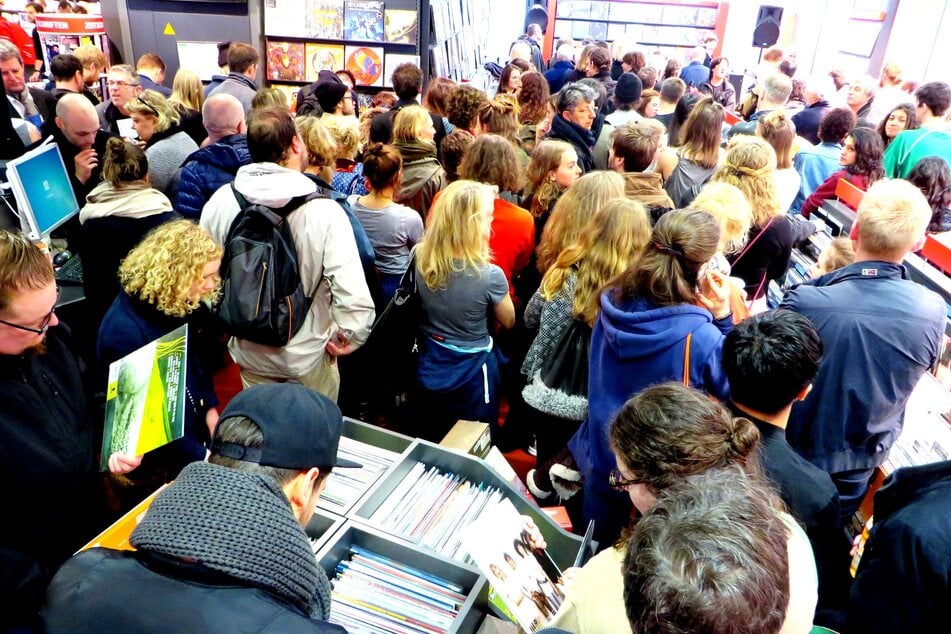 Zahlreiche Vinyls-Fans nahmen vergangenes Jahr in Berlin am Record Store Day teil.