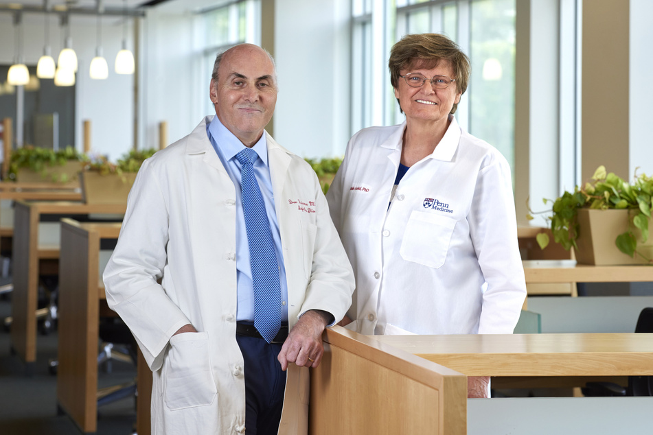 Für ihre Forschung an mRNA-Corona-Impfstoffen wurden Drew Weissmann (64, l.) und Katalin Kariko (68, r.)mit dem Nobelpreis ausgezeichnet. (Archivbild)
