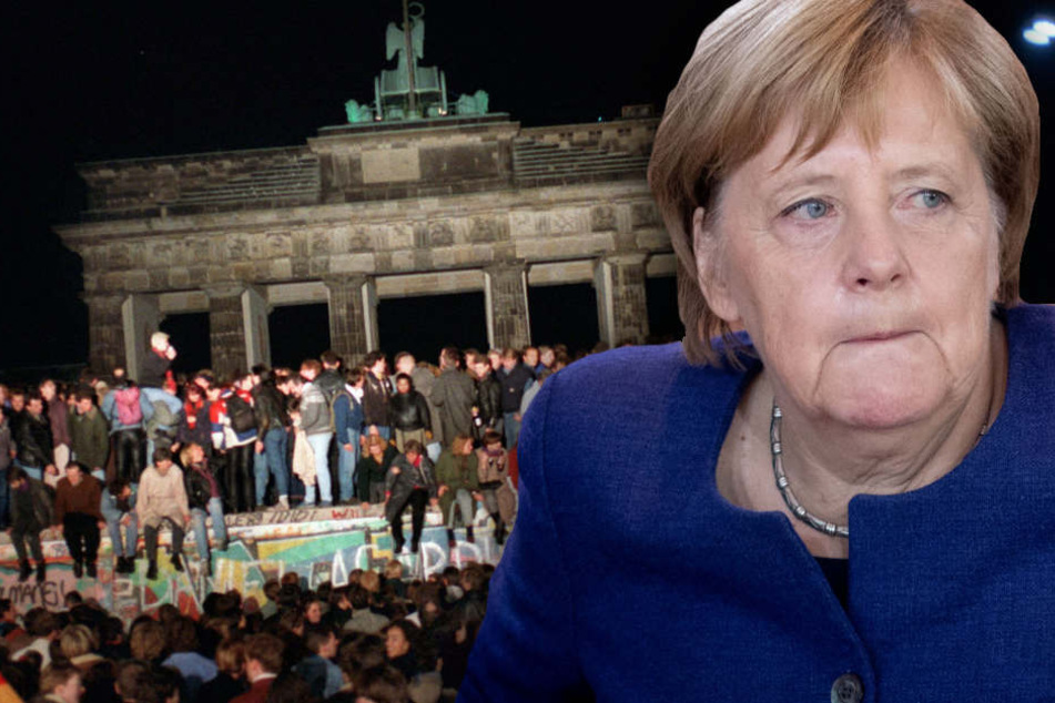 Merkel äußert Verständnis für Unmut vieler Ostdeutscher, dennoch sei dies kein Freifahrtsschein. (Bildmontage)