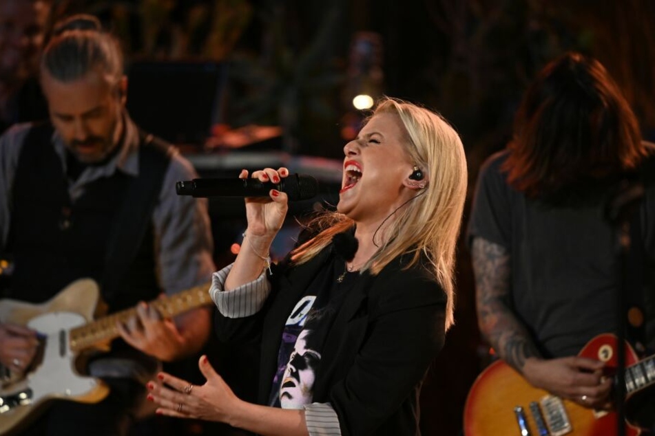 Jeanette Biedermann ist rockiger geworden.