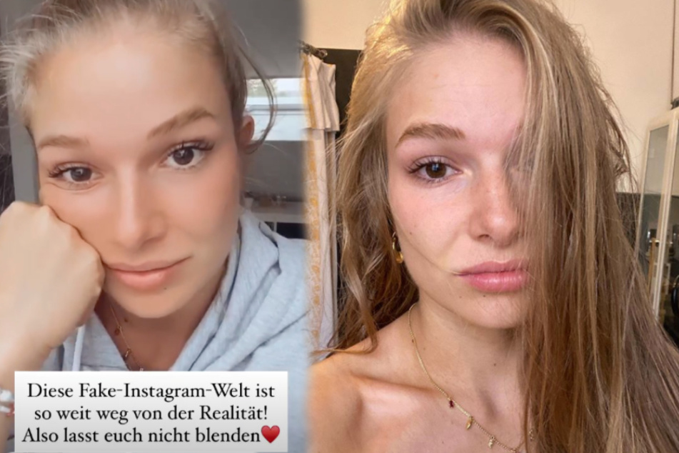 Lola Weippert (24) stellte ihre Gefühle auf Instagram offen zur Schau. (Fotomontage)