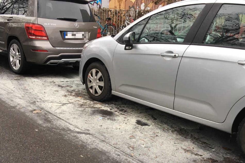 Offenbar war der Hummer hier abgestellt.