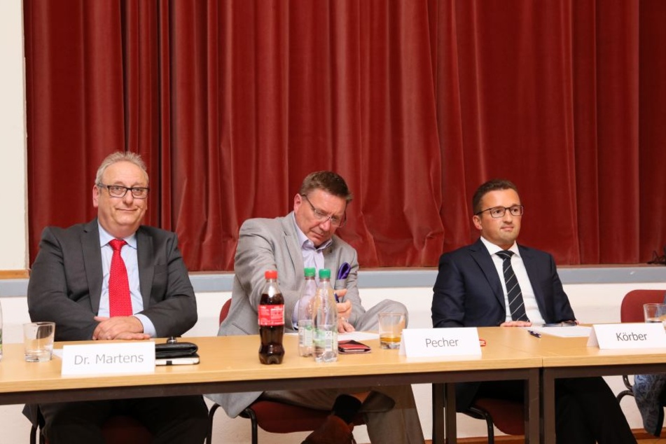 Beim "Meeraner Gespräch" konnten die Kandidaten ihre Pläne zur Wahl vorstellen.