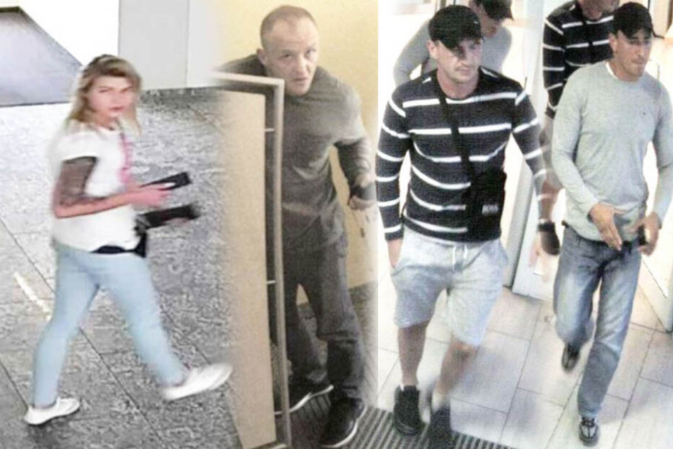 Wer kennt die Frau und die drei Männer?