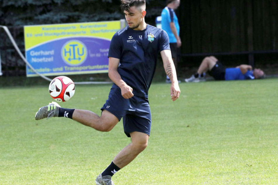 Maximilian Christl überzeugte unteranderem mit seinen Fähigkeiten am Ball den CFC-Trainer David Bergner.
