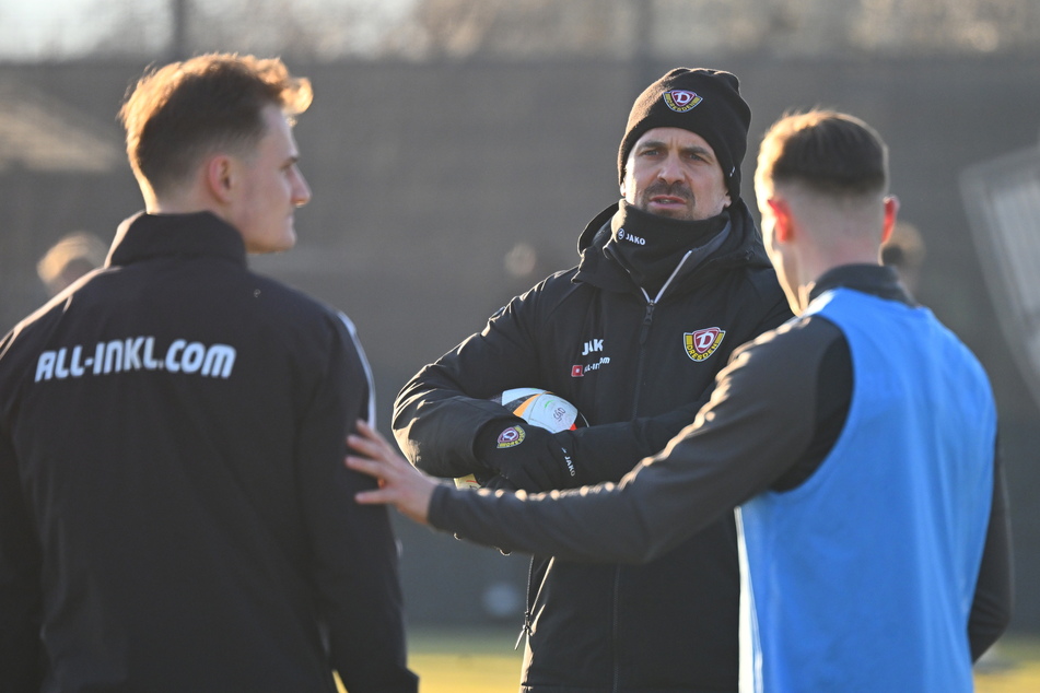 Dynamo-Trainer Thomas Stamm hat in der Trainingswoche zum Glück keinen Spannungsabfall bei seinen Jungs bemerkt.