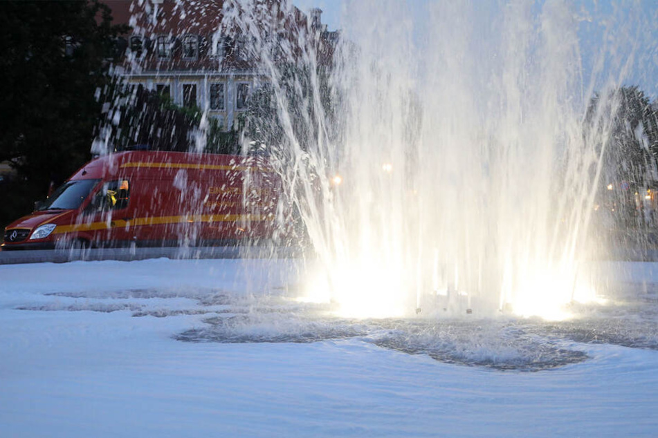 Die Feuerwehr rückte zur Sicherheit an.