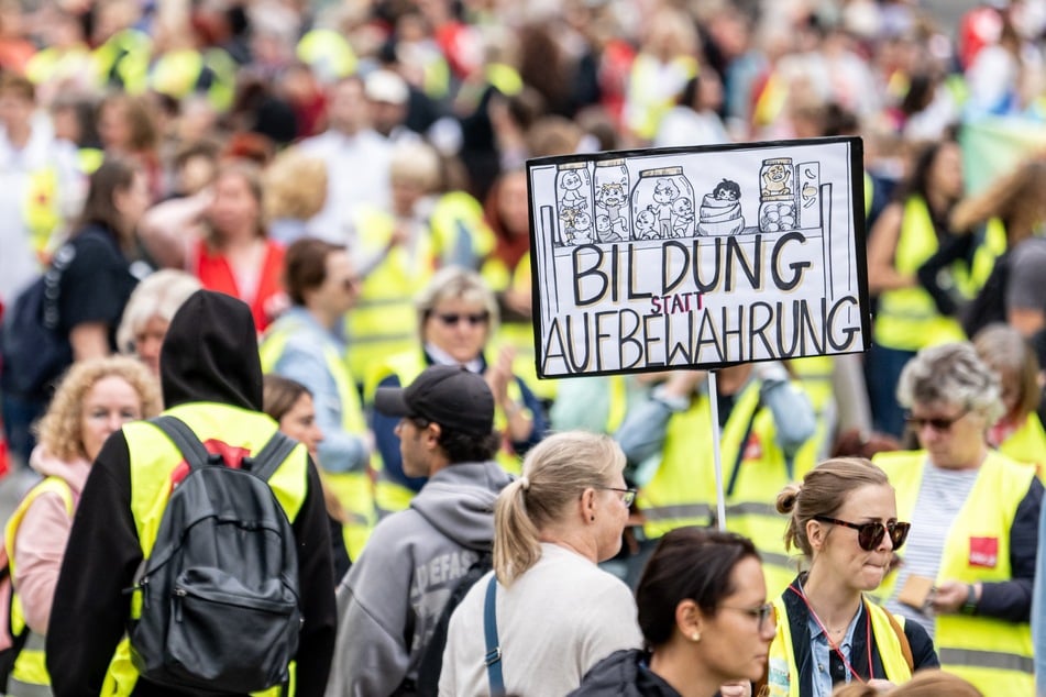 In den vergangenen Monaten gab es immer wieder Wahnstreiks und Kundgebungen von GEW und Verdi in Berlin.