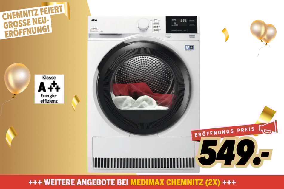 AEG-Trockner für 549 Euro.