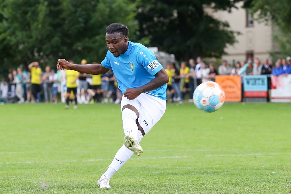 Stephan Mensah (23) will in der kommenden Saison noch mehr Verantwortung übernehmen - und mehr Tore machen ...