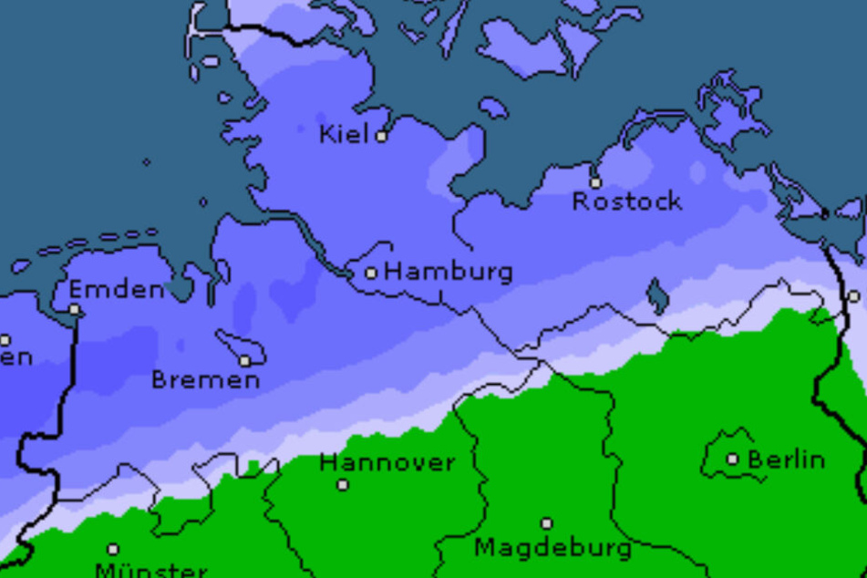 Am Samstag ziehen Regenschauer über den Norden hinweg.