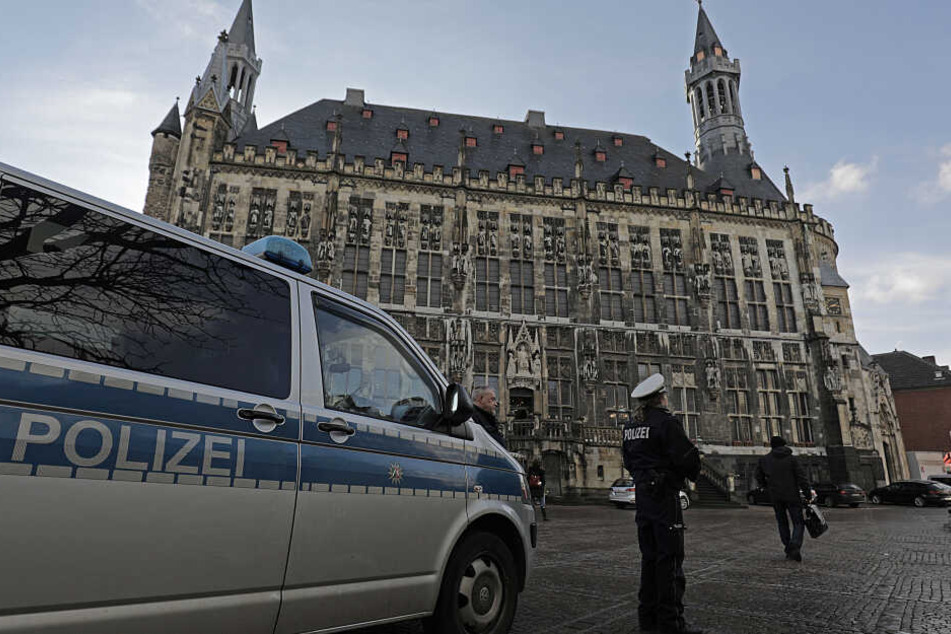 Das Aachener Rathaus.