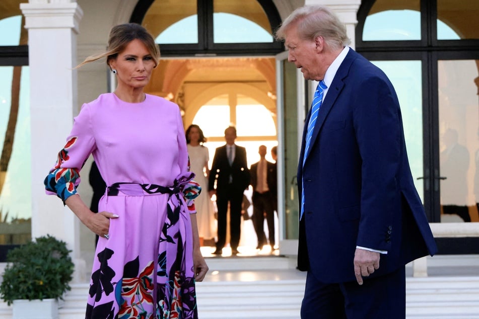Over the weekend, Melania Trump (l.) sparked wild speculation about her relationship with Donald Trump (r.) after yet another very awkward public appearance.