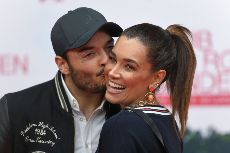Jana Ina Zarrella (43) mit ihrem Ehemann Giovanni (41).