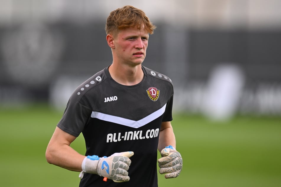 Keeper Marlon Grafe (18) trainierte schon häufiger bei der ersten Mannschaft mit.