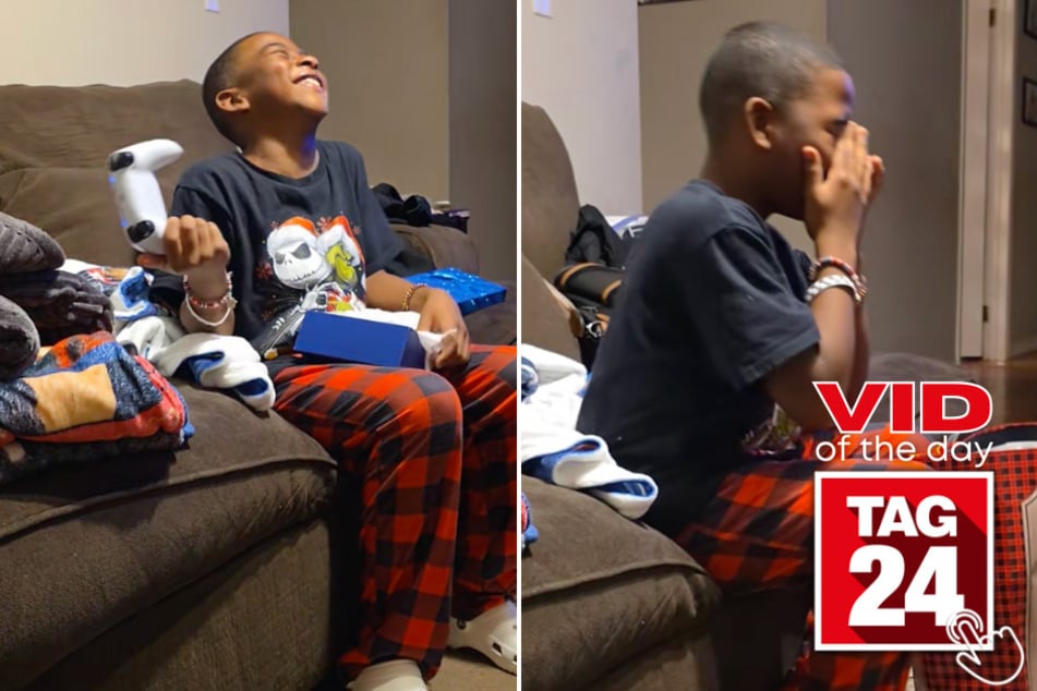 This young boy thought he opened the wrong gift – until the next present left him completely speechless!