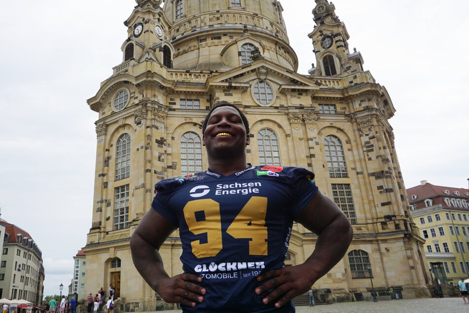 In Dresden fühlt sich Lamonte McDougle (26) deutlich wohler als in Paris.