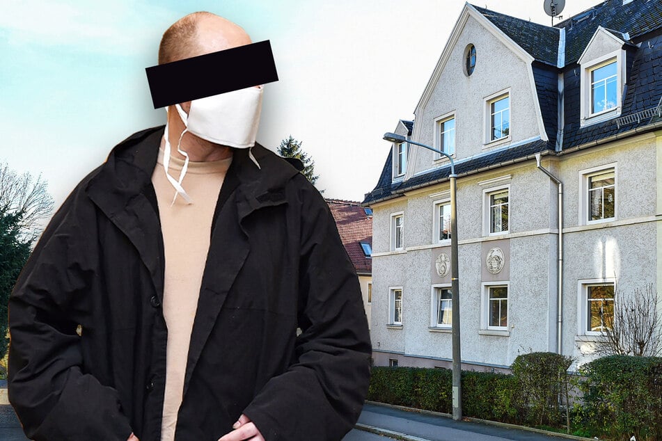 Roberto M. (39) wurde am Landgericht Dresden zu acht Jahren und sechs Monaten Haft verurteilt, nachdem er seine Freundin in diesem Haus verwesen ließ.