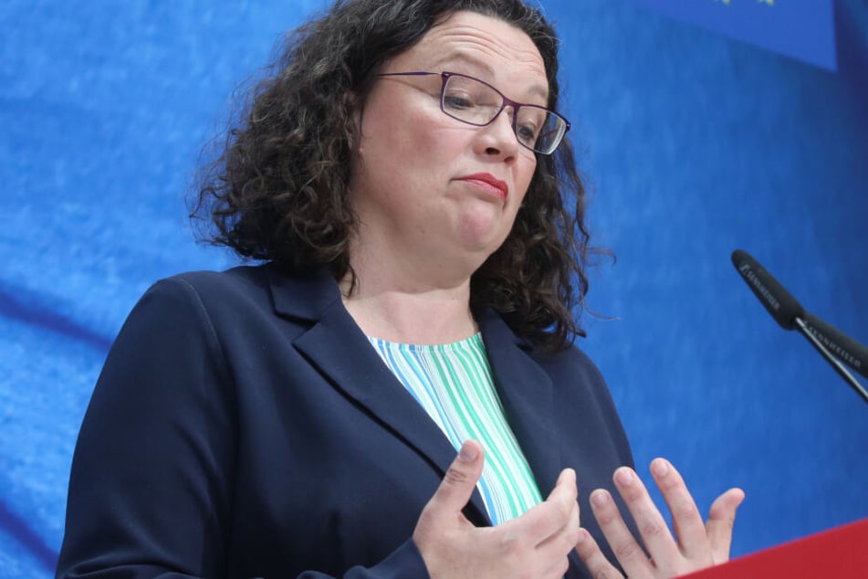 SPD-Chefin Andrea Nahles steht nach der herben Europawahl-Schlappe in der Kritik.