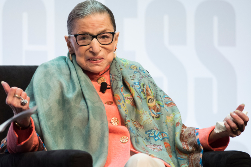 2019: Ruth Bader Ginsburg spricht in der Library of Congress auf dem National Book Festival.