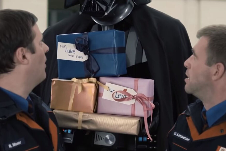 Darth Vader kommt am Ende auch noch vorbei...