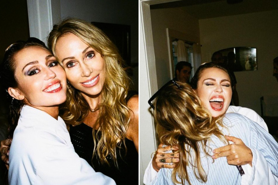 Miley Cyrus (l.) and her mother, Tish Cyrus Purcell, looked all smiles in new photos posted on social media!