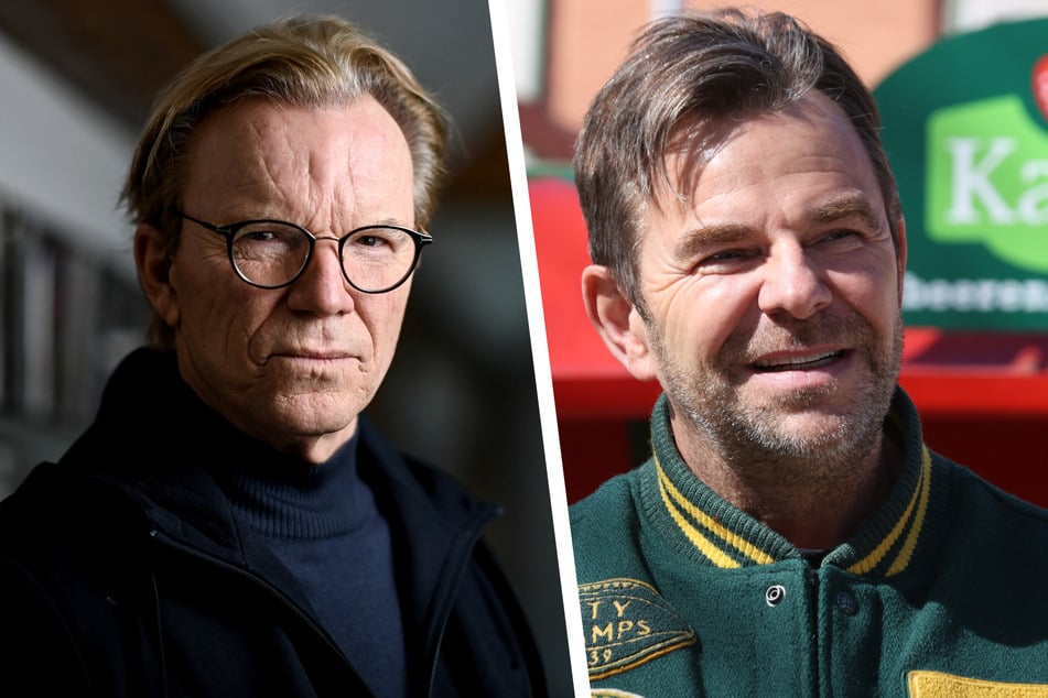 Weitere Gäste sind Entertainer Wolfgang Lippert (74, l.) und "Karls Erlebnis-Dorf"-Betreiber Robert Dahl (54).