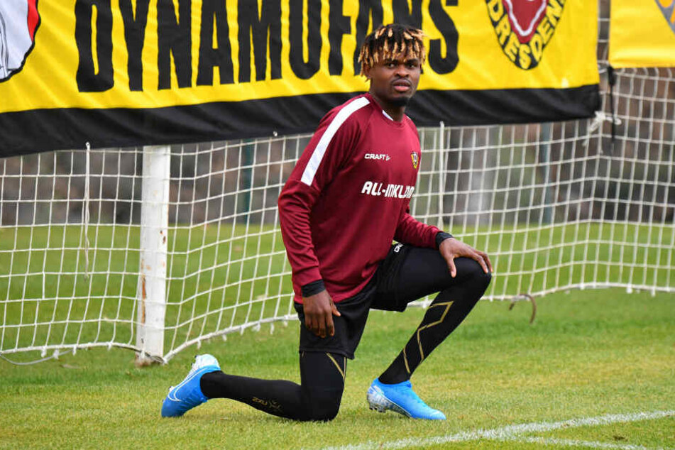 Godsway Donyoh trainiert am Samstag.