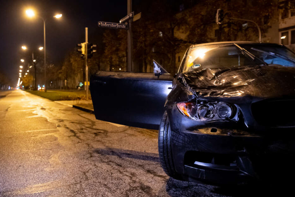 Das beschädigte Auto des 34-Jährigen.