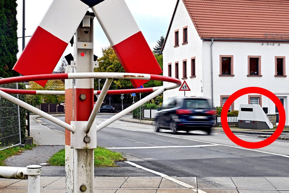 Dresdens Superblitzer verpasst Rasern am Bahnübergang einen Denkzettel