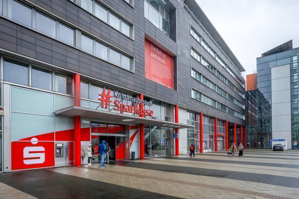 Eines der Foyers ist in der Filiale Moritzhof in Chemnitz.