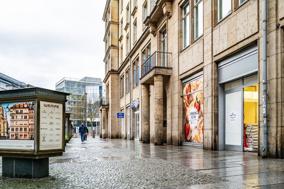 Unweit der Prager Straße liegt das Zimtschnecken-Geschäft.