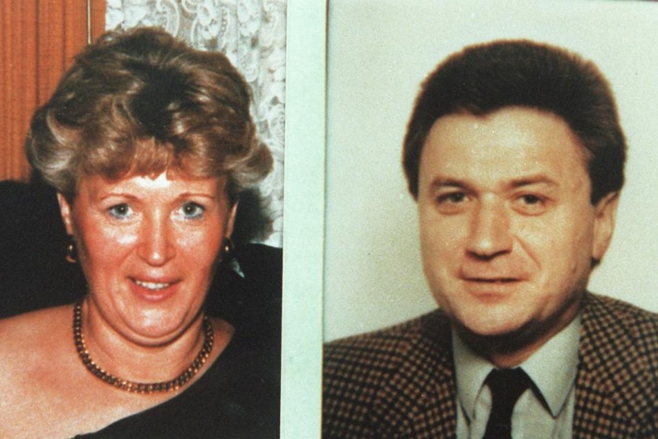 Polizeifotos zeigen die 46 jährige Ingrid W. aus Uelzen und ihren 43-jährigen Freund, Bernd-Michael K. aus Hannover, die in einem Waldgebiet bei Göhrde im Juni 1989 ermordet wurden.